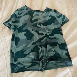 Camouflage ActiveWear Top